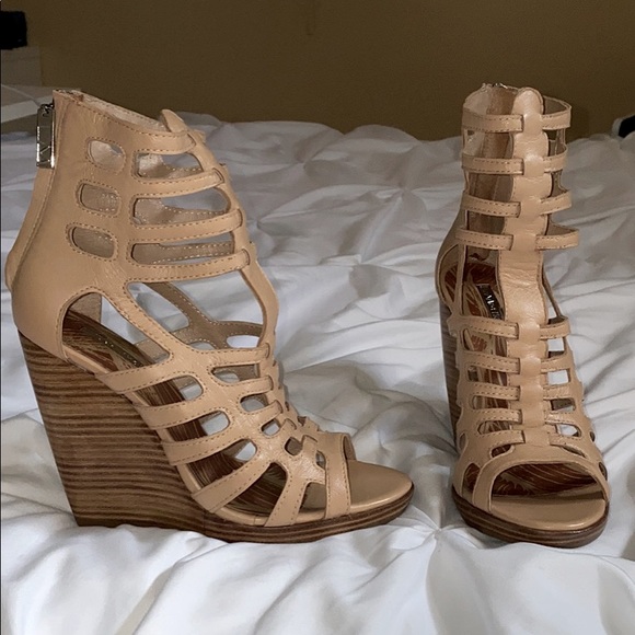 Matiko gladiator wedge sandals, size 7 - Picture 1 of 2